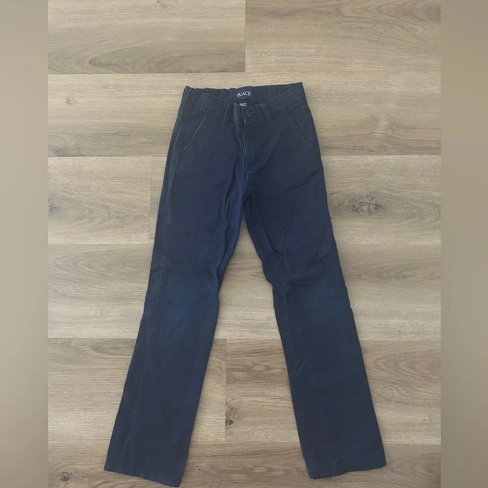 The Children’s place, Girls Uniform Stretch Bootcut Chino Pants- EUC